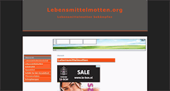 Desktop Screenshot of lebensmittelmotten.org